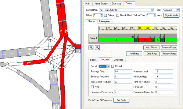 Vehicle actuated signals